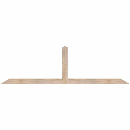 Ekena Millwork Portland Smooth Timber Gable Bracket, Douglas Fir, 84"W x 24"H x 3 1/2"D x 3 1/2"F, 7/12 Pitch GBW084X24X0404POR00SDF